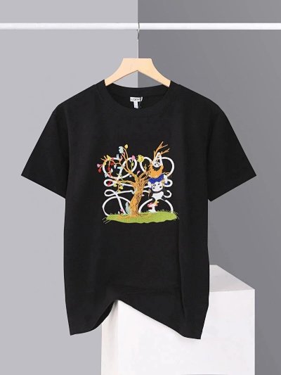 Loewe Anagram Tree Embroidered T-Shirt [34 styles]
