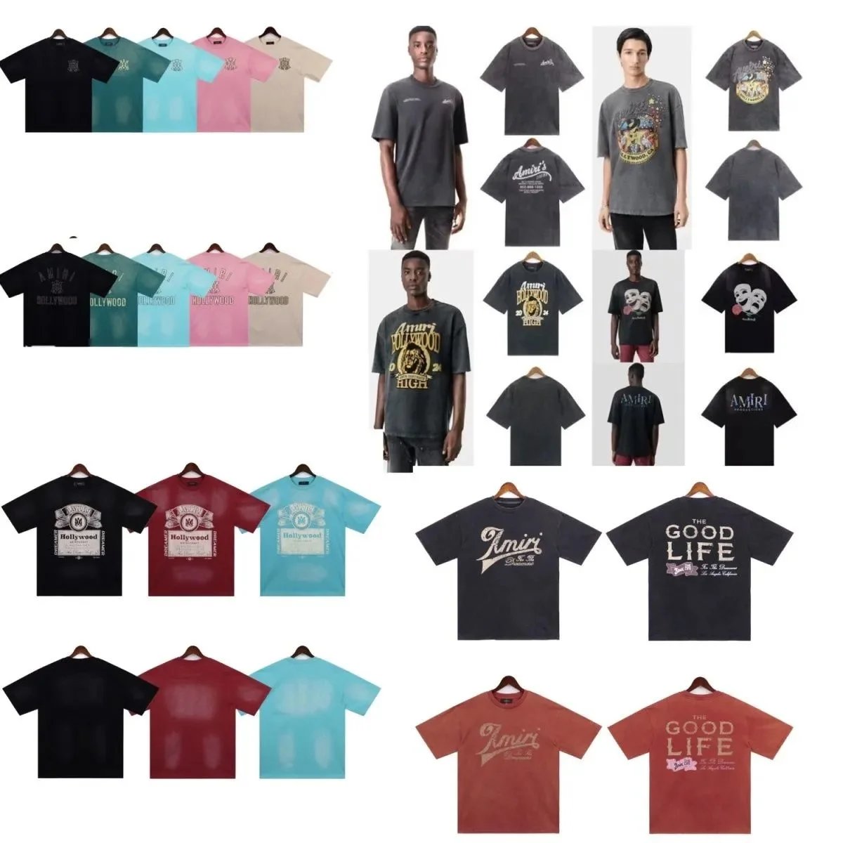 Amiri Hollywood Collection T-Shirts [40 styles]