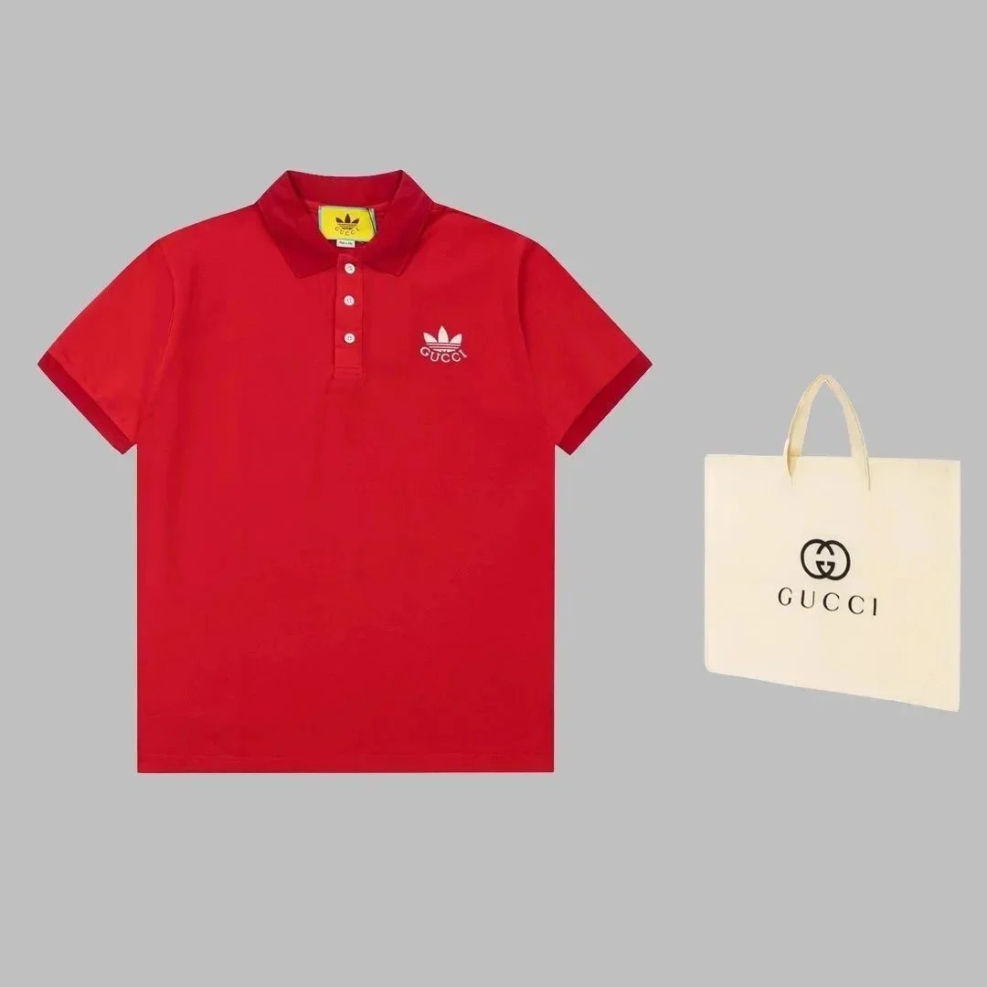 Gucci Shirts Short-Sleeve Polo Shirt with Trefoil Logo image 2