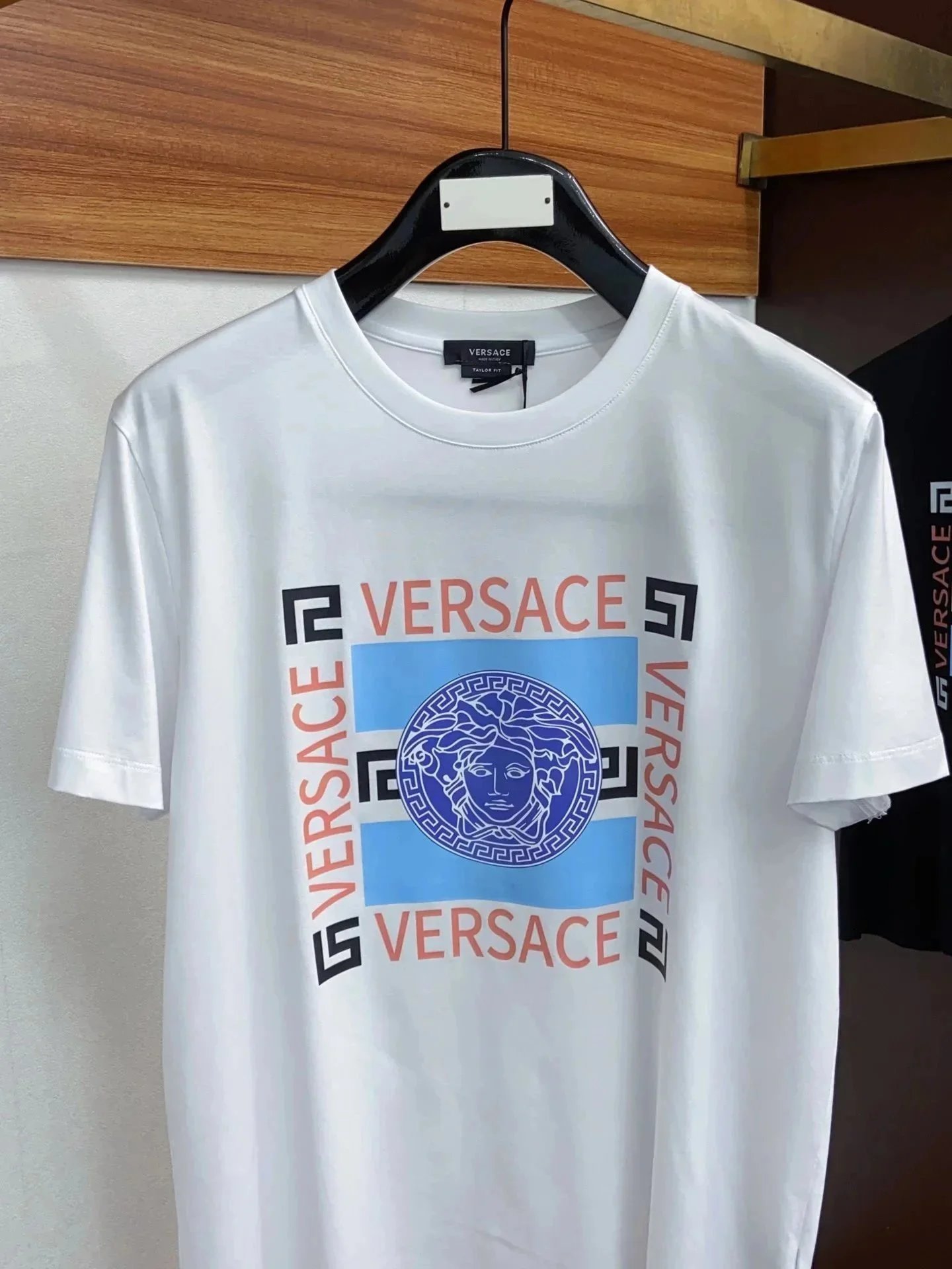 Versace T-Shirts Short-Sleeve Graphic Logo image 3