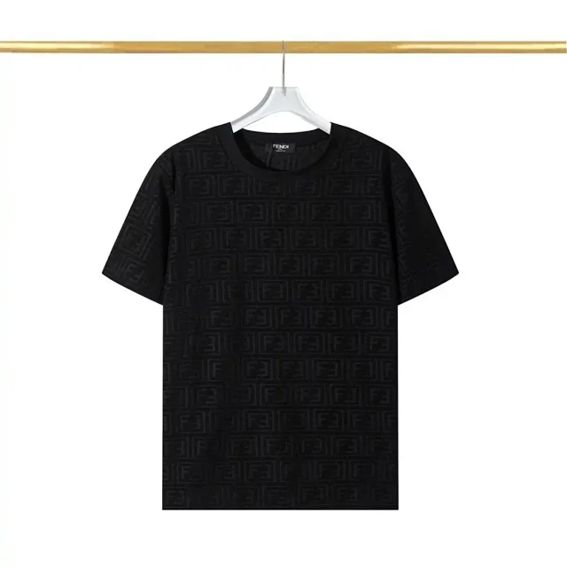 Fendi T-Shirts Short-Sleeve Graphic Logo T-Shirt product detail image 25