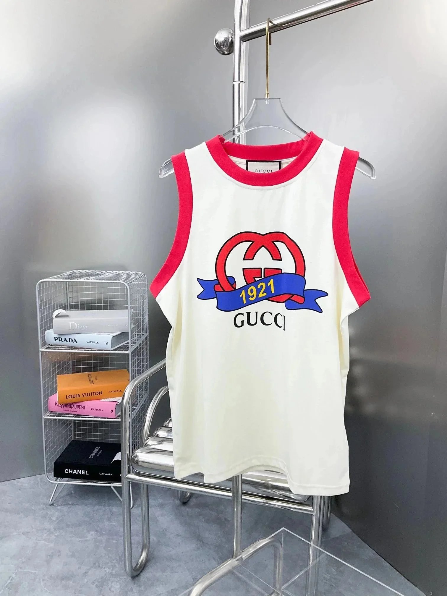 Gucci Shirts Short-Sleeve Polo Shirt with Trefoil Logo image 13
