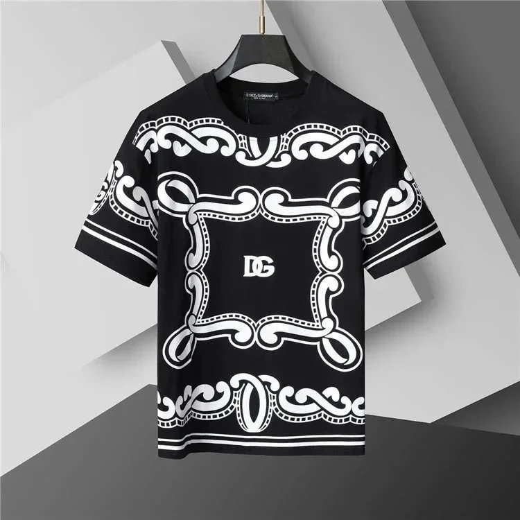 Versace T-Shirts Graphic Logo Print T-Shirt — 10