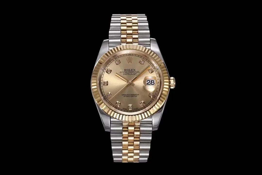 Rolex Watches Oyster Perpetual Datejust, two-tone bracelet — 39