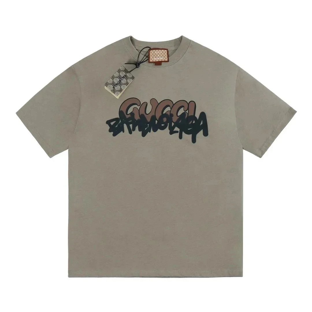 Gucci T-Shirts Short-Sleeve Logo Graphic image 5
