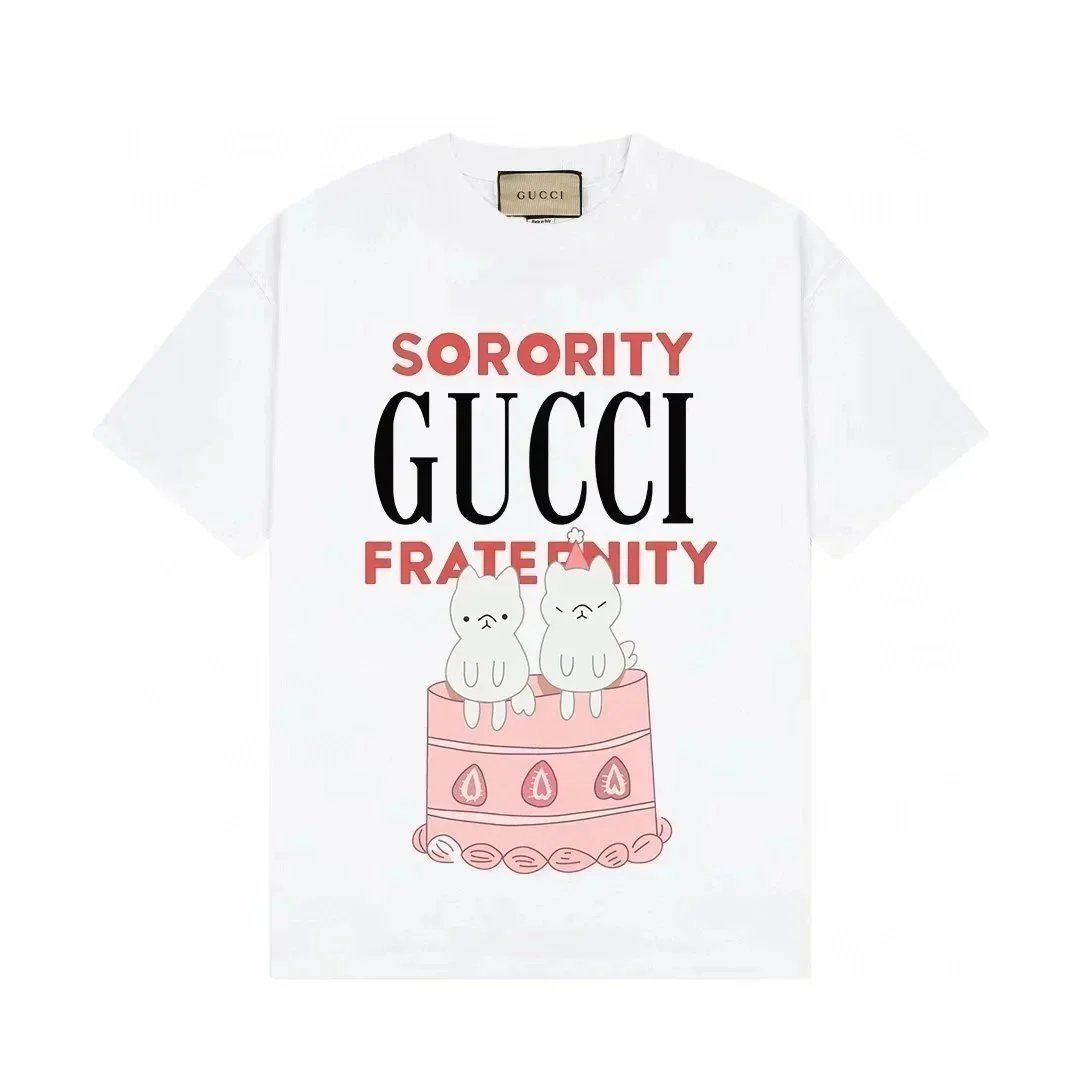 Gucci T-Shirts Logo Graphic — 34