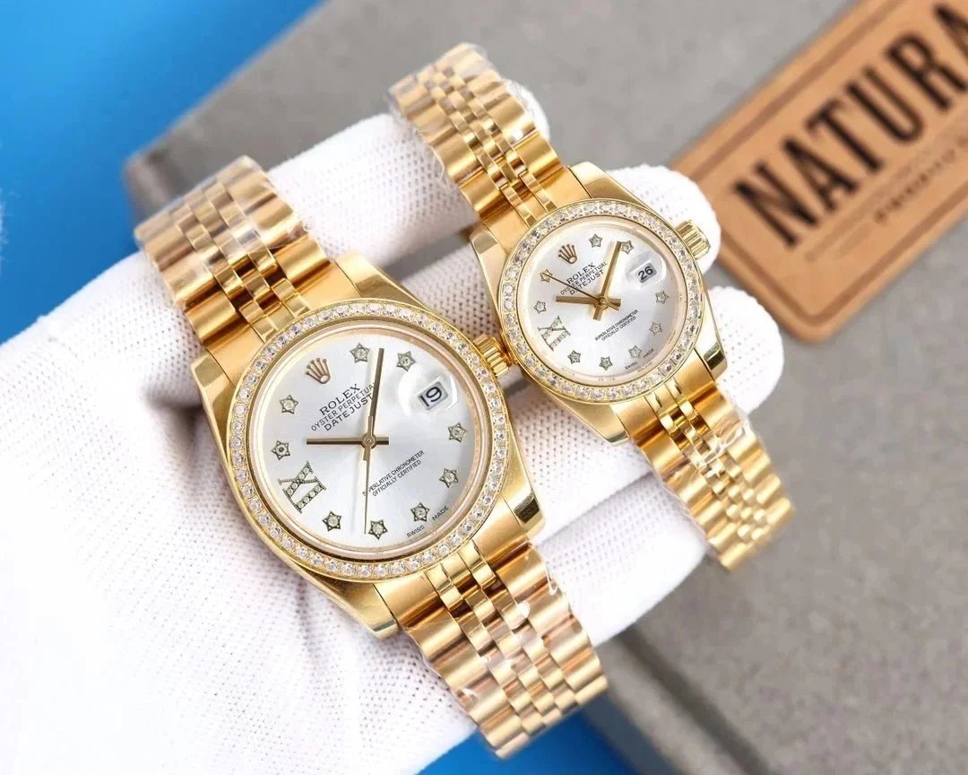Rolex Datejust 26mm & 31mm Diamond Bezel White Mother-of-Pearl Dial Ladies Watches [40 styles]