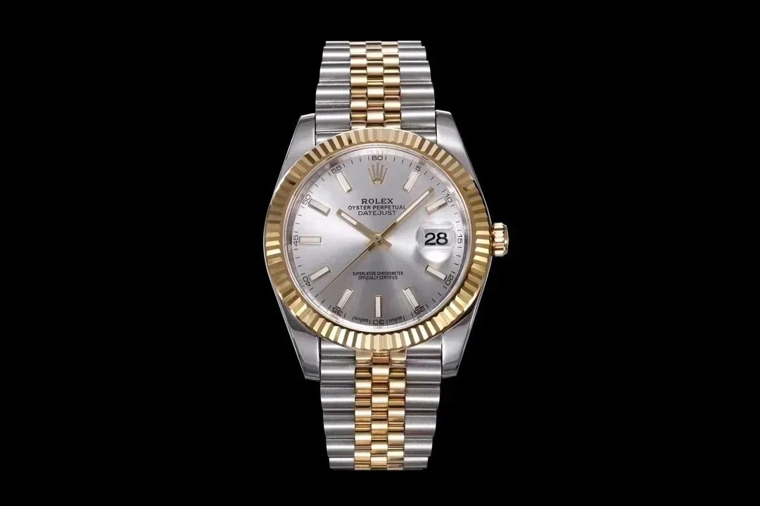 Rolex Watches Oyster Perpetual Datejust, two-tone bracelet — 38