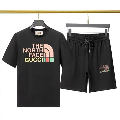 The North Face x Gucci Collaborative T-Shirt/Shorts Set [12 styles]