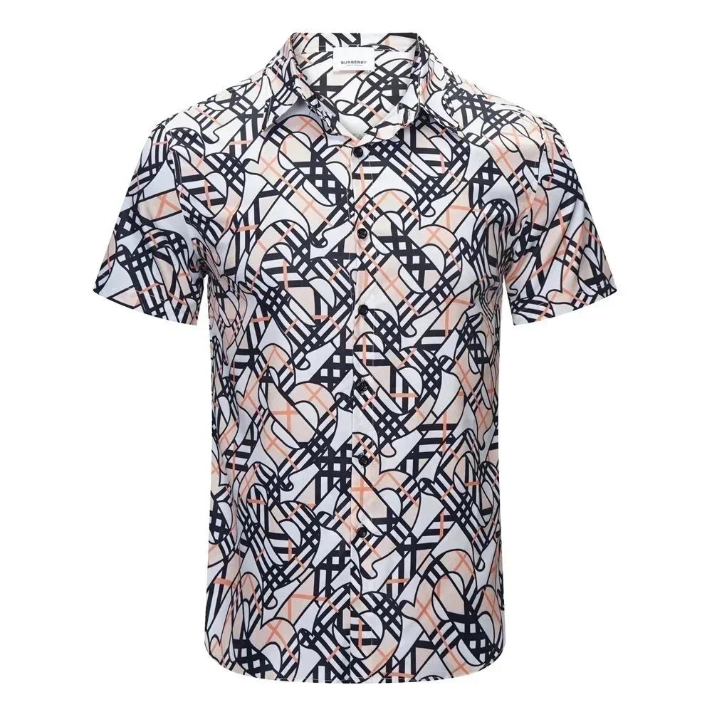 Burberry Shirts Short-Sleeve Check Button-Up Shirt image 8
