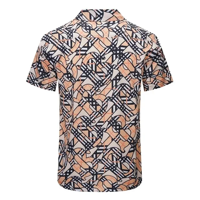 Burberry Shirts Short-Sleeve Check Button-Up Shirt product detail image 21