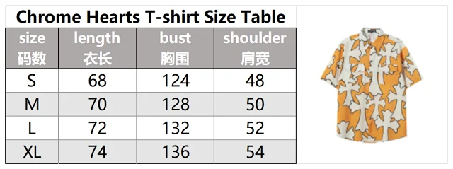 Chrome Hearts Shirts Short-sleeve floral and cross-print button-up shirt product detail image 4