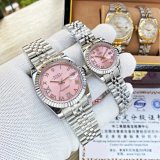 Rolex Datejust and Lady-Datejust Pink Dial Steel Bracelet Watches [40 styles]