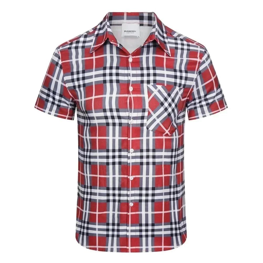 Burberry Shirts Short-Sleeve Check Button-Up Shirt image 6
