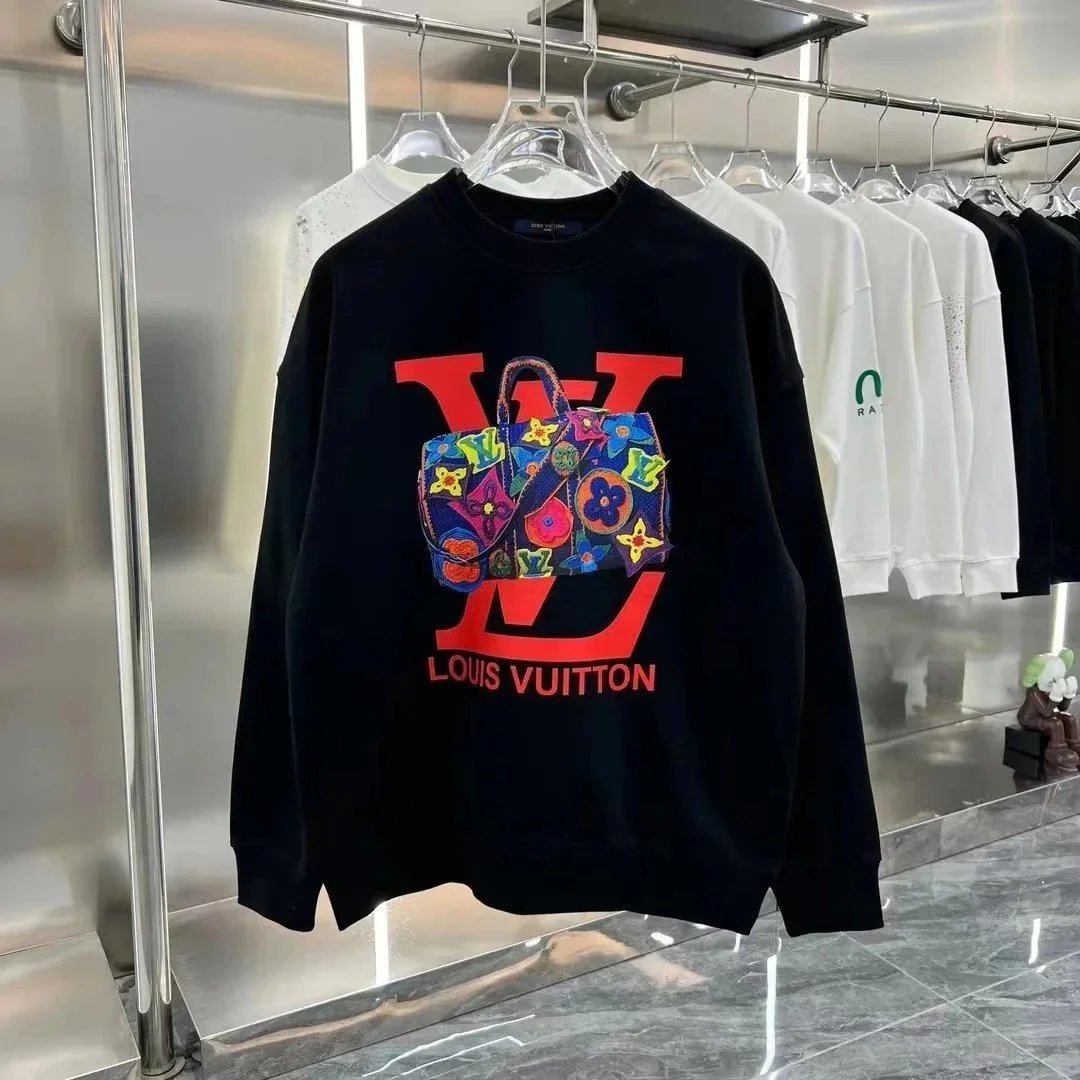 Louis Vuitton Hoodies & Sweatshirts Long-Sleeve Crewneck Graphic Sweatshirt image 4