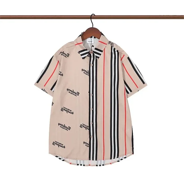 Burberry Shirts Short-Sleeve Check Button-Up Shirt product detail image 11