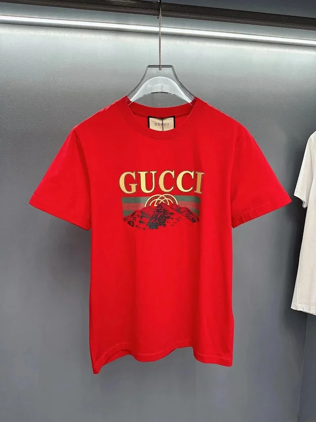 Gucci Short-sleeve logo knit tops and T-shirts product detail image 7