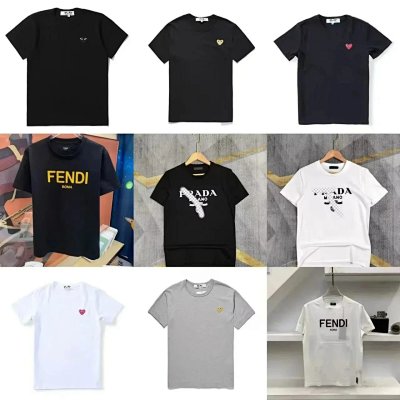 Comme des Garçons PLAY Heart Logo / Fendi Roma / Prada Milano T-Shirts [20 styles]