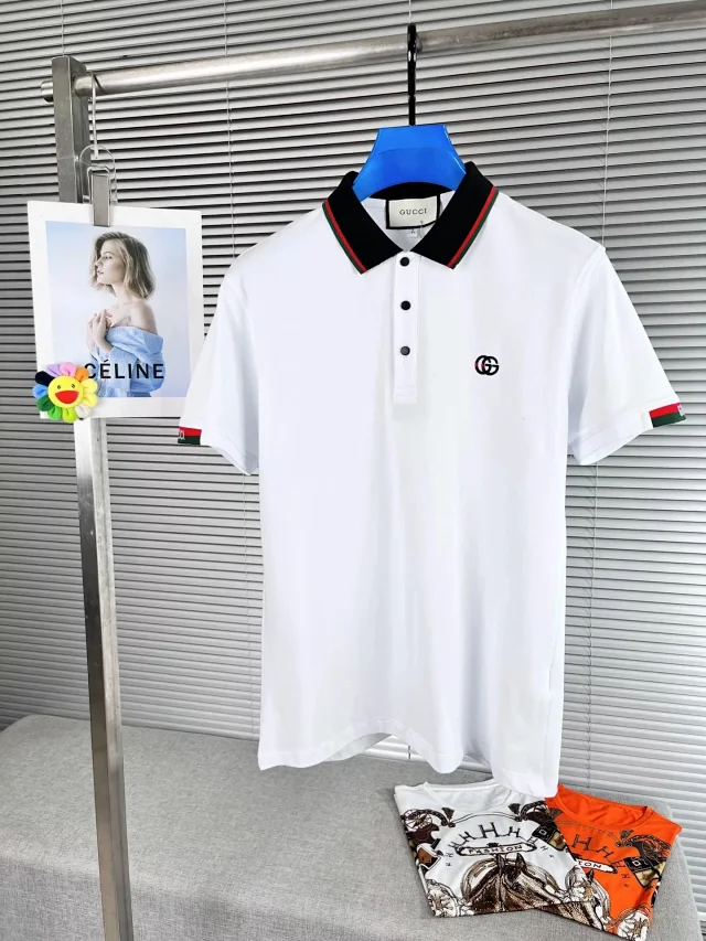 Gucci Short-sleeve logo knit tops and T-shirts product detail image 11