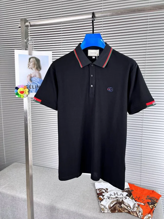 Gucci Short-sleeve logo knit tops and T-shirts product detail image 12