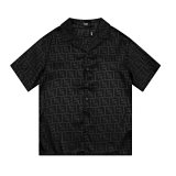 Fendi FF Monogram Short-Sleeve Button-Up Shirt [23 styles]