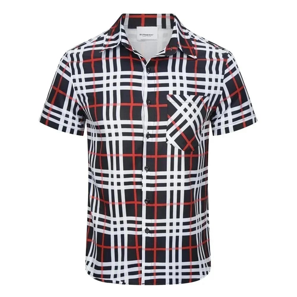 Burberry Shirts Short-Sleeve Check Button-Up Shirt image 7