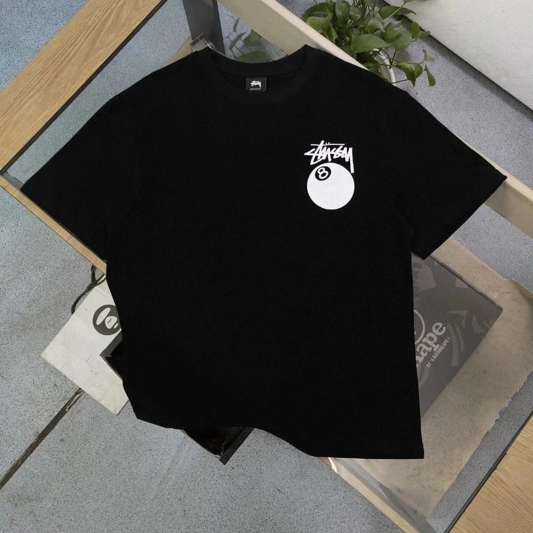 Stüssy T-Shirts Short-sleeve crew-neck logo graphic T-shirt image 5