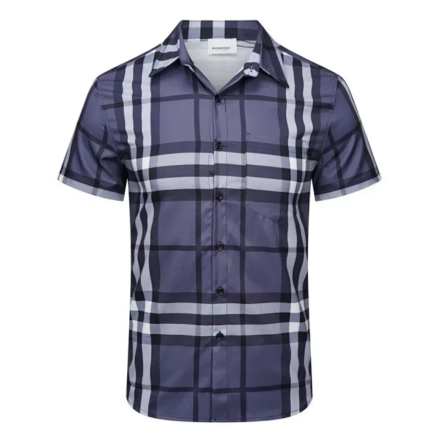 Burberry Shirts Short-Sleeve Check Button-Up Shirt product detail image 14