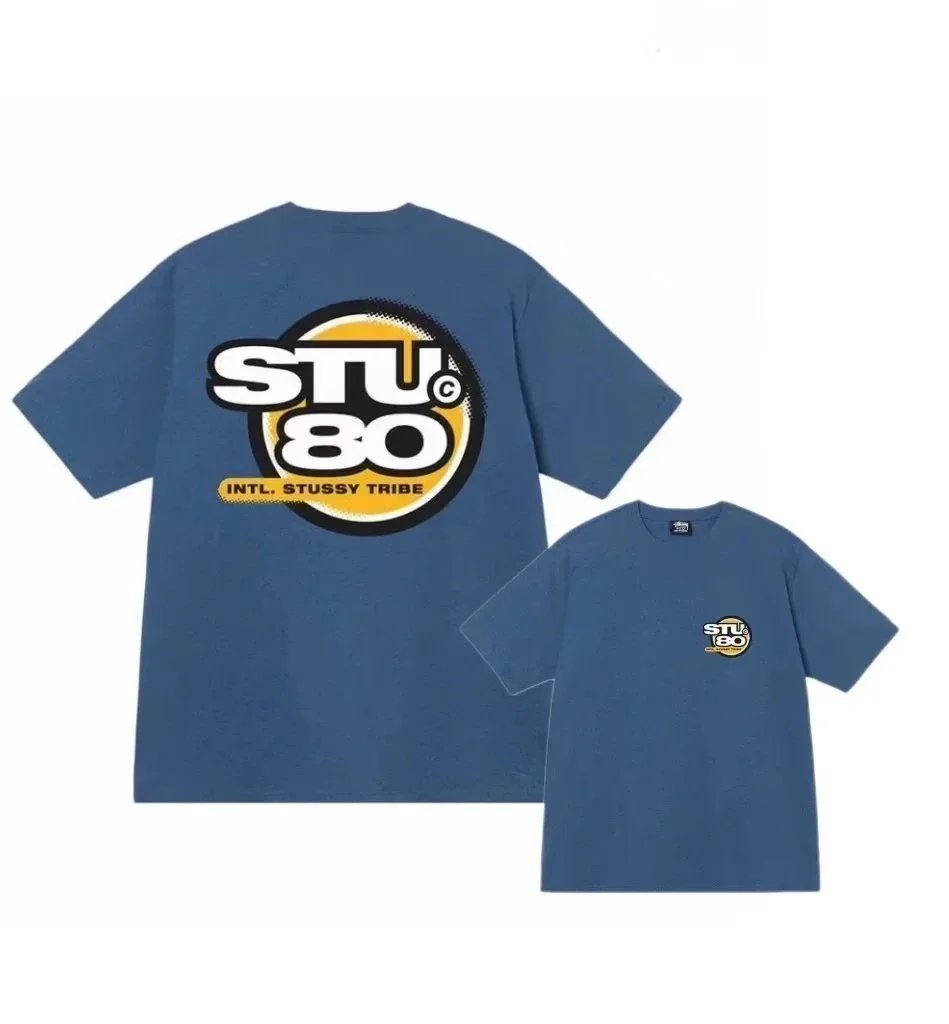 Stüssy T-Shirts Short-Sleeve Logo Graphic — 40