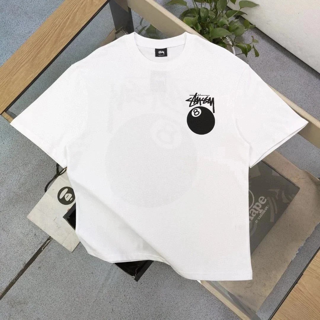 Stüssy T-Shirts Short-sleeve crew-neck logo graphic T-shirt image 6