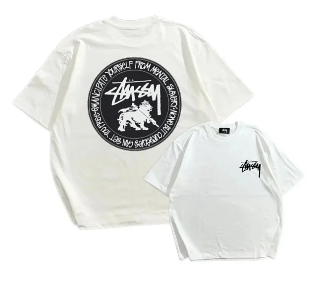 Stüssy T-Shirts Short-Sleeve Hand Graphic T-Shirt product detail image 7