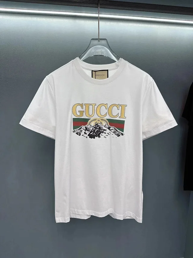 Gucci Short-sleeve logo knit tops and T-shirts product detail image 8