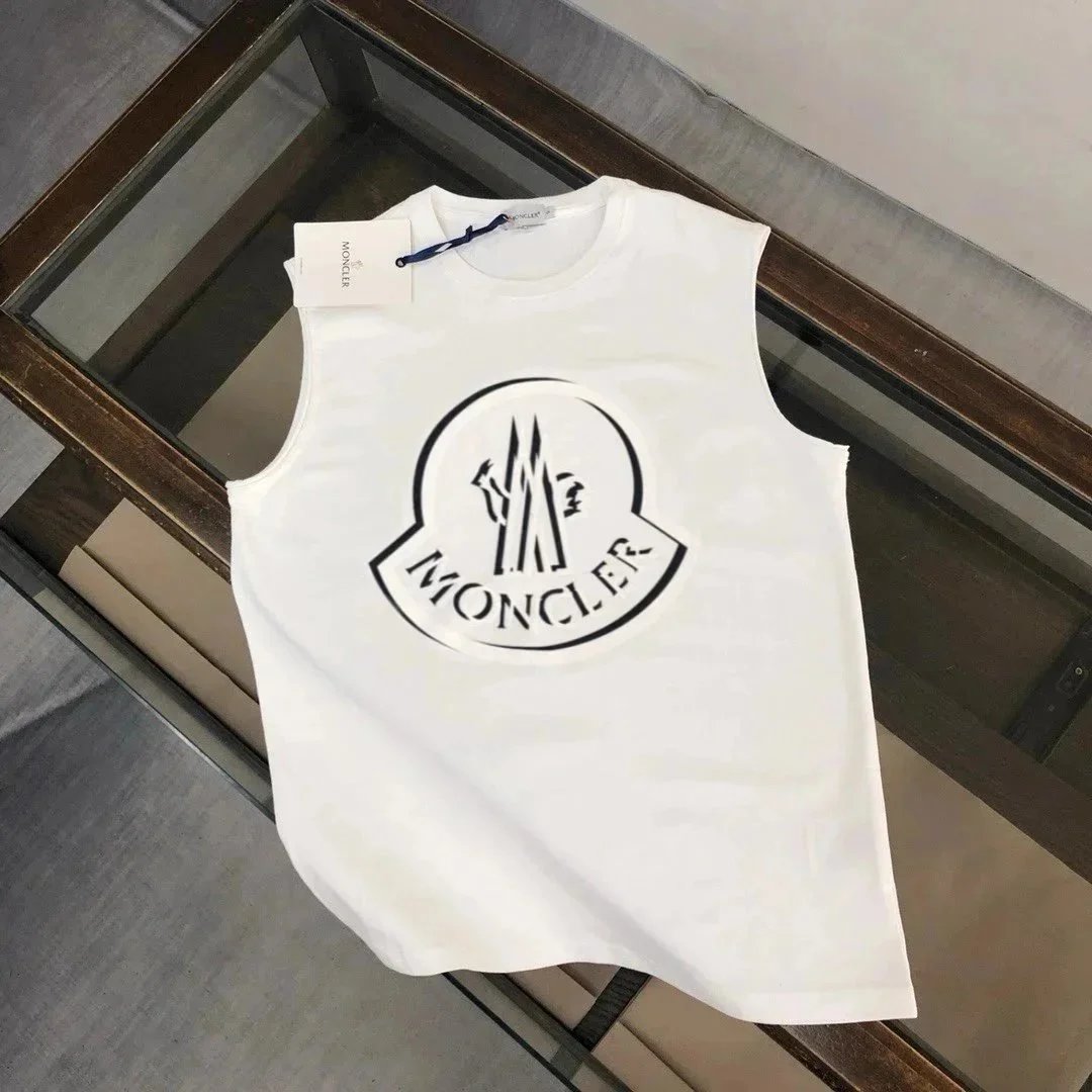 Moncler Vests Crewneck Graphic Vest — 19