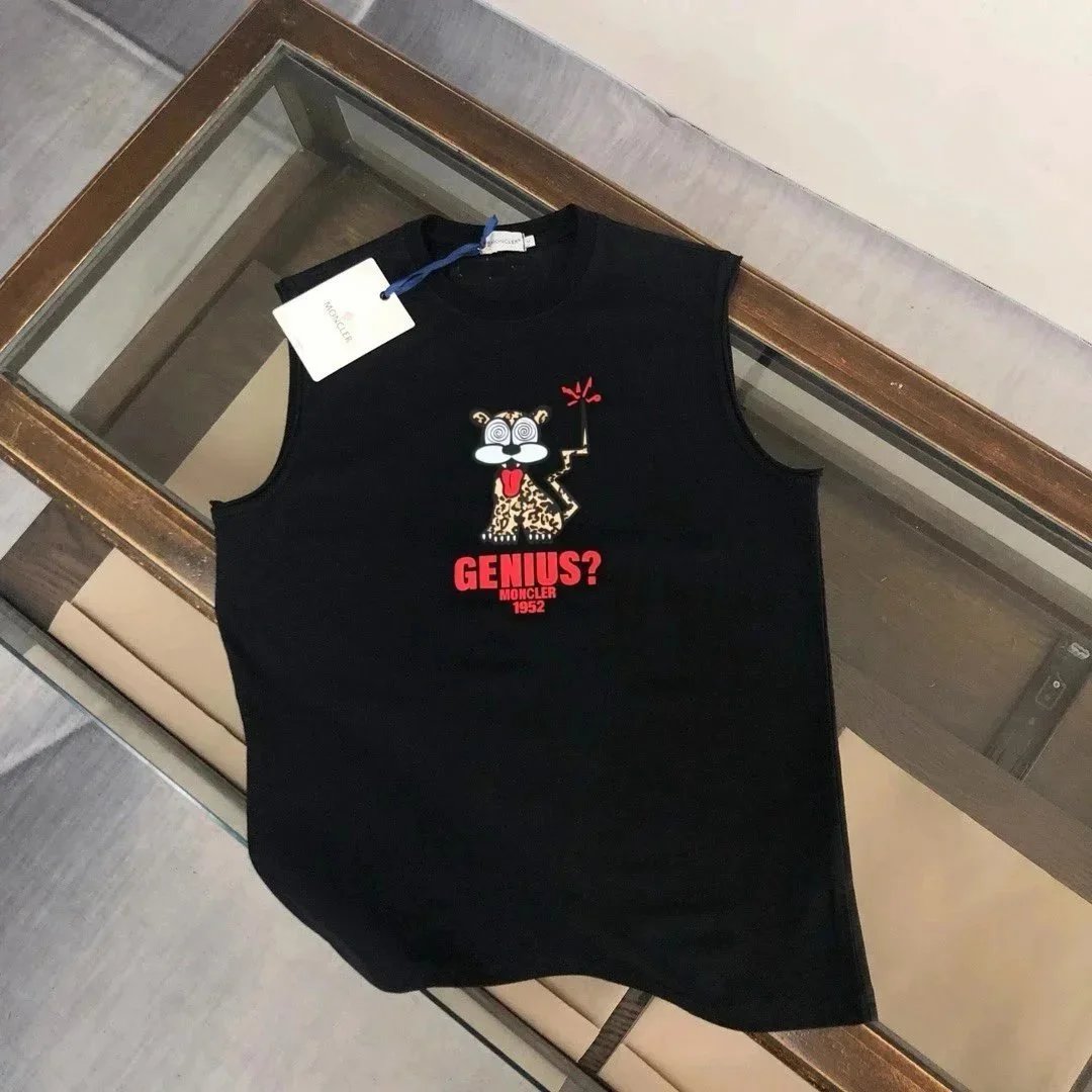 Moncler Vests Crewneck Graphic Vest — 28
