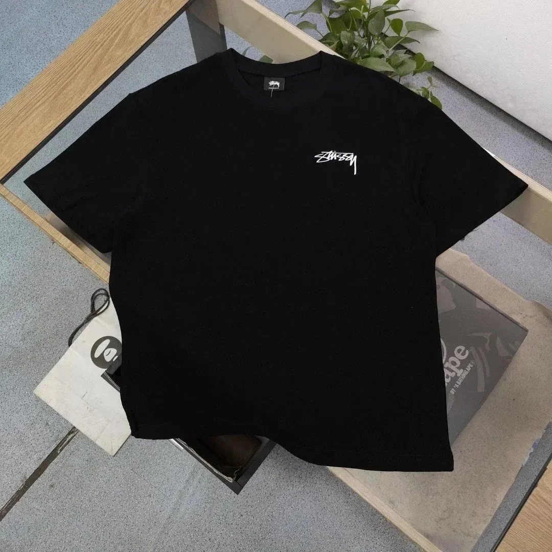 Stüssy T-Shirts Short-sleeve crew-neck logo graphic T-shirt image 2