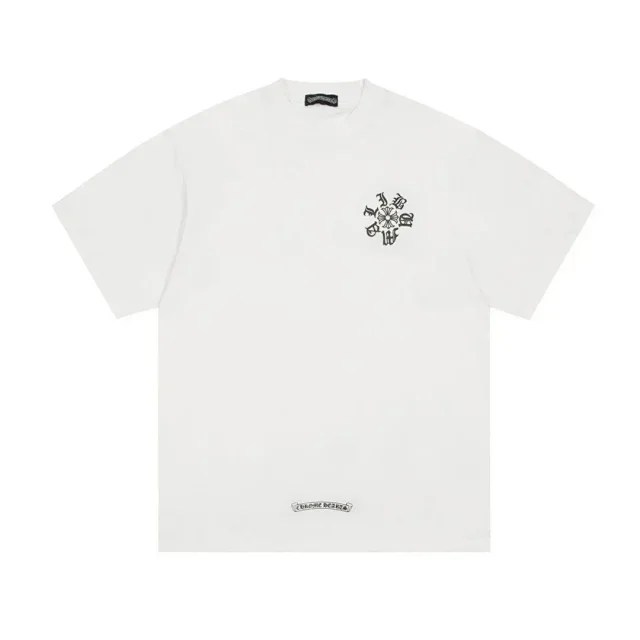 Chrome Hearts T-Shirts Short-sleeve graphic T-shirt with cross motifs product detail image 7