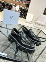Prada Cleated Rubber Loafers