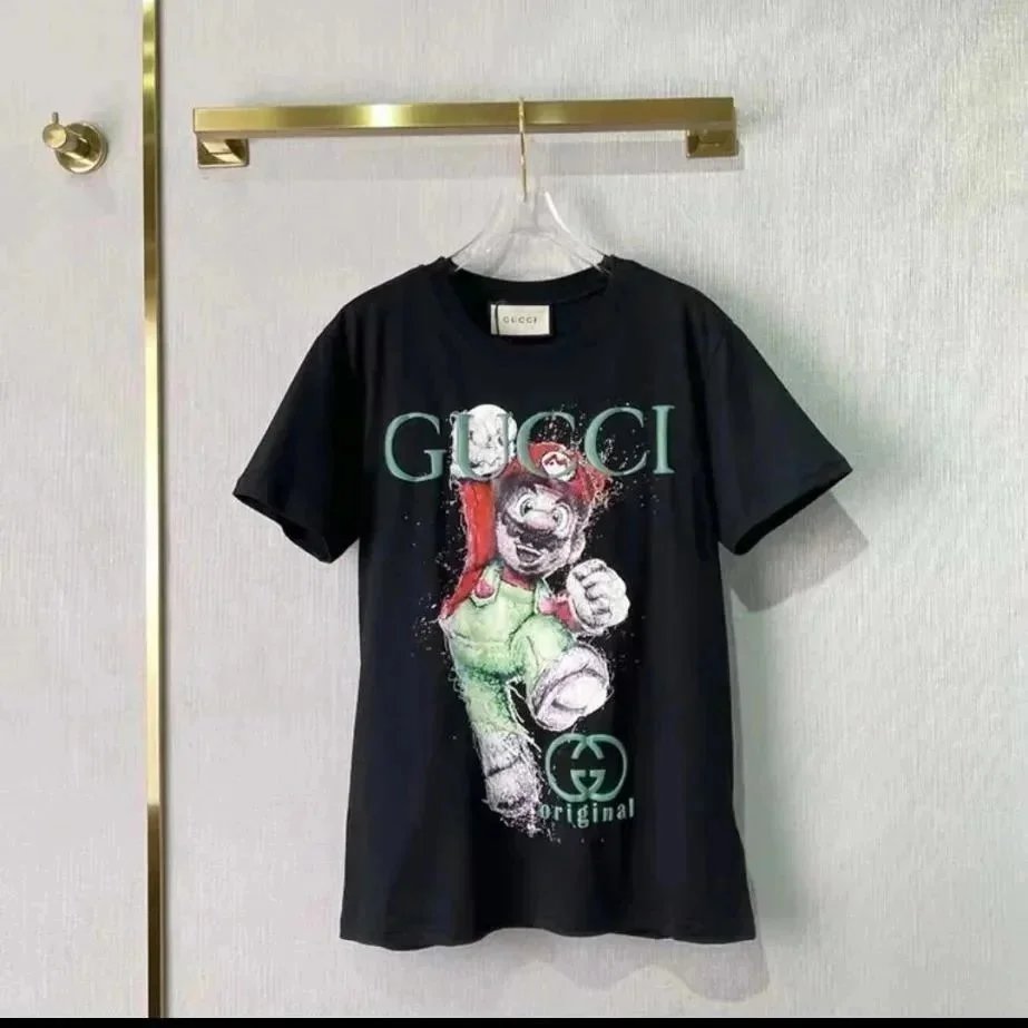 Gucci T-Shirts Graphic Print Short-Sleeve T-Shirt — 26