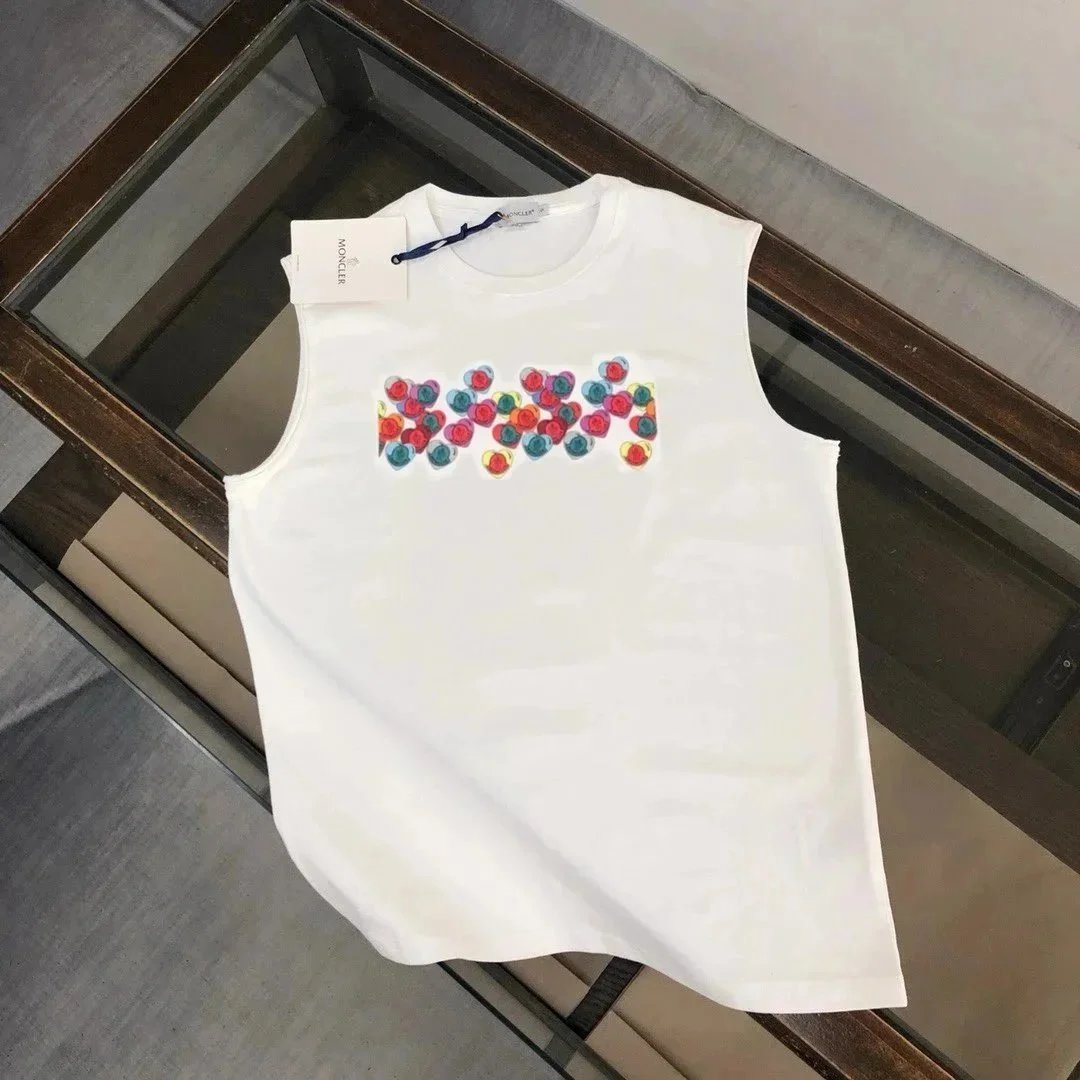 Moncler Vests Crewneck Graphic Vest — 26