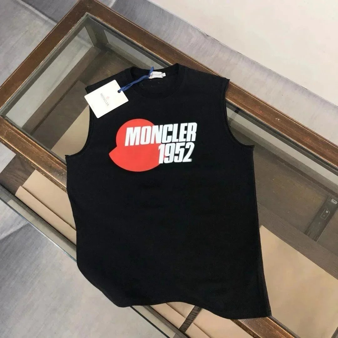 Moncler Vests Crewneck Graphic Vest — 29