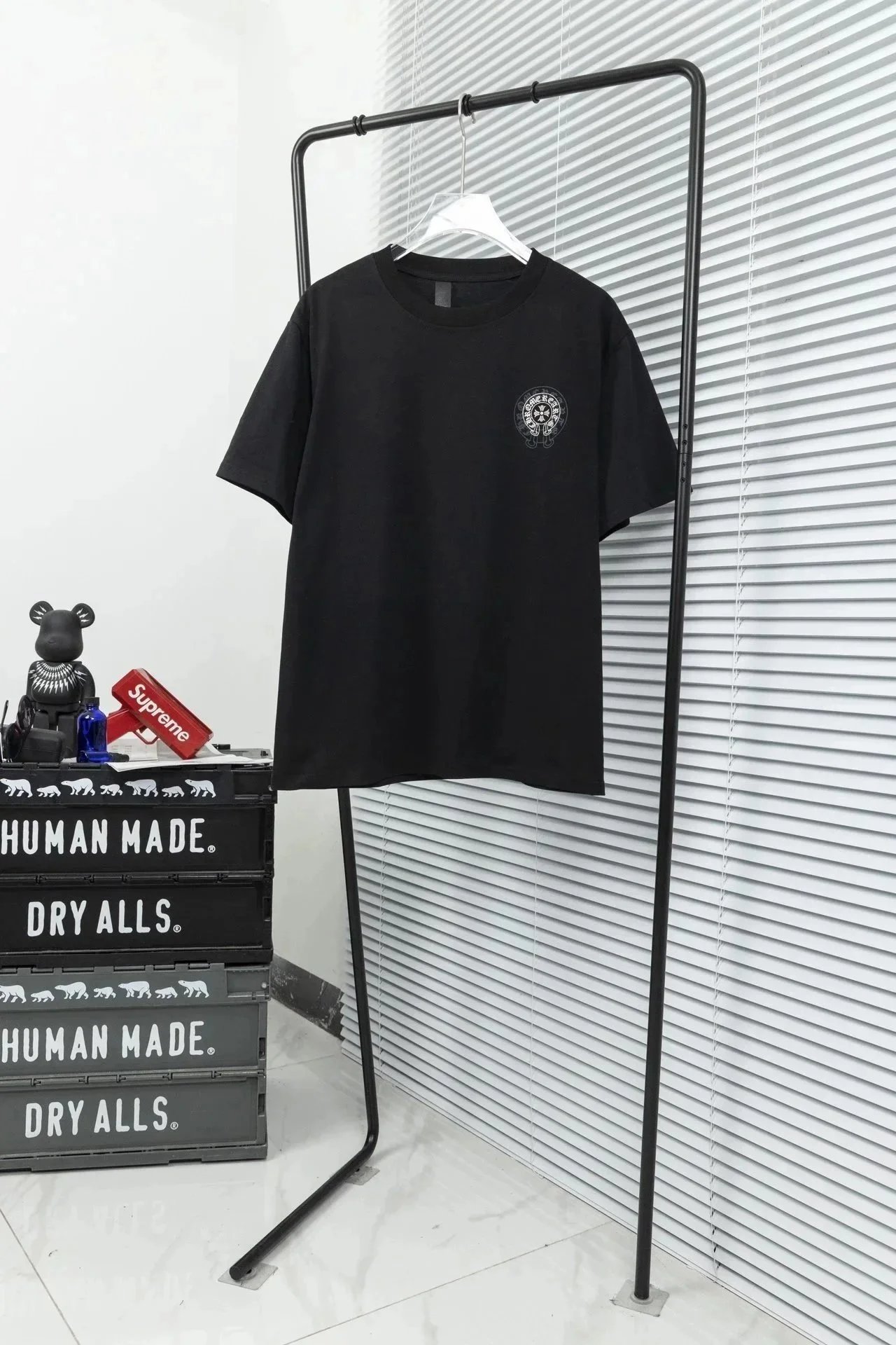 Chrome Hearts T-Shirts Short-sleeve graphic T-shirt with cross motifs — 26
