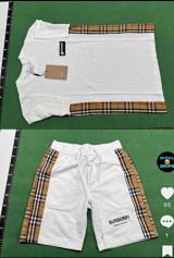 Burberry Vintage Check T-Shirt/Shorts Set