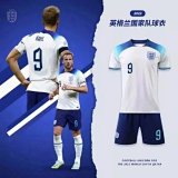 The FA England 2022 World Cup Home Kit (Harry Kane #9) Sports Jersey/Shorts [40 styles]