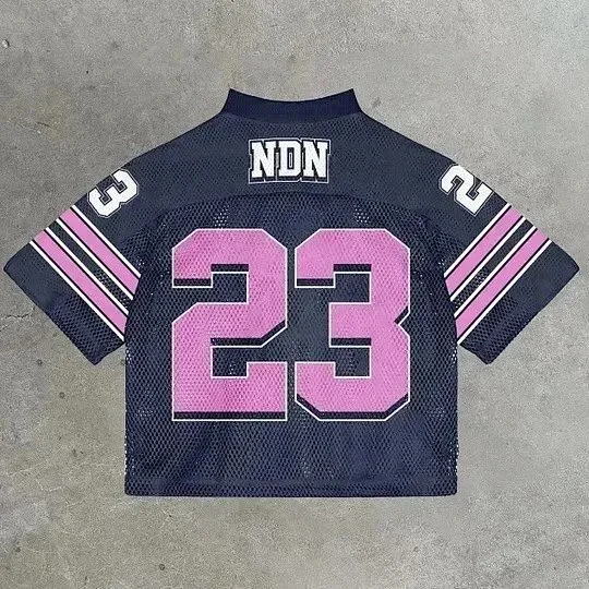 Unbranded Football Jerseys Mesh V-Neck Graphic Jersey product detail image 5