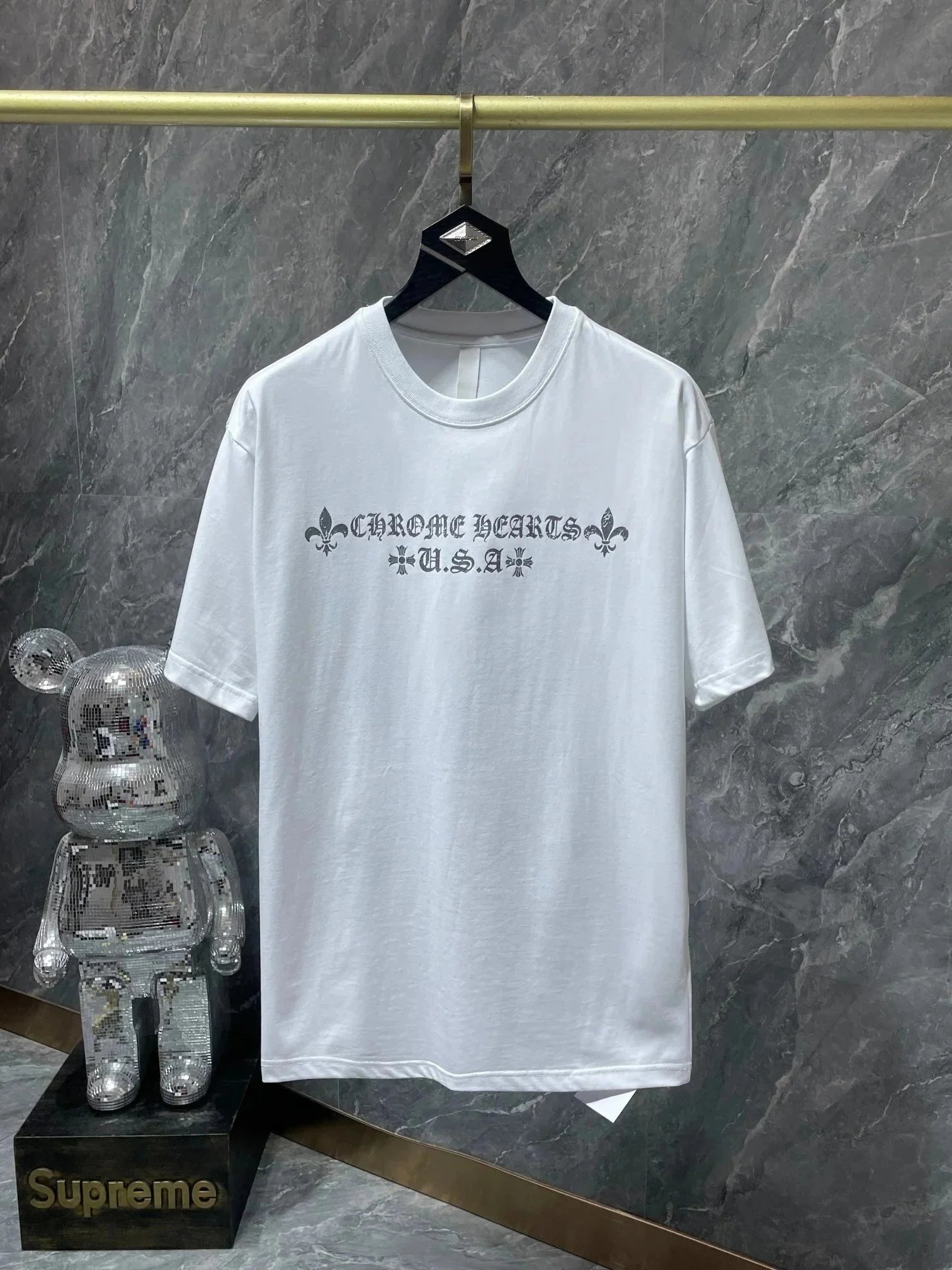 Chrome Hearts T-Shirts Graphic Pocket Short-Sleeve image 9