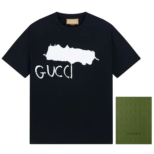 Gucci T-Shirts Short-Sleeve Graphic T-Shirt product detail image 14