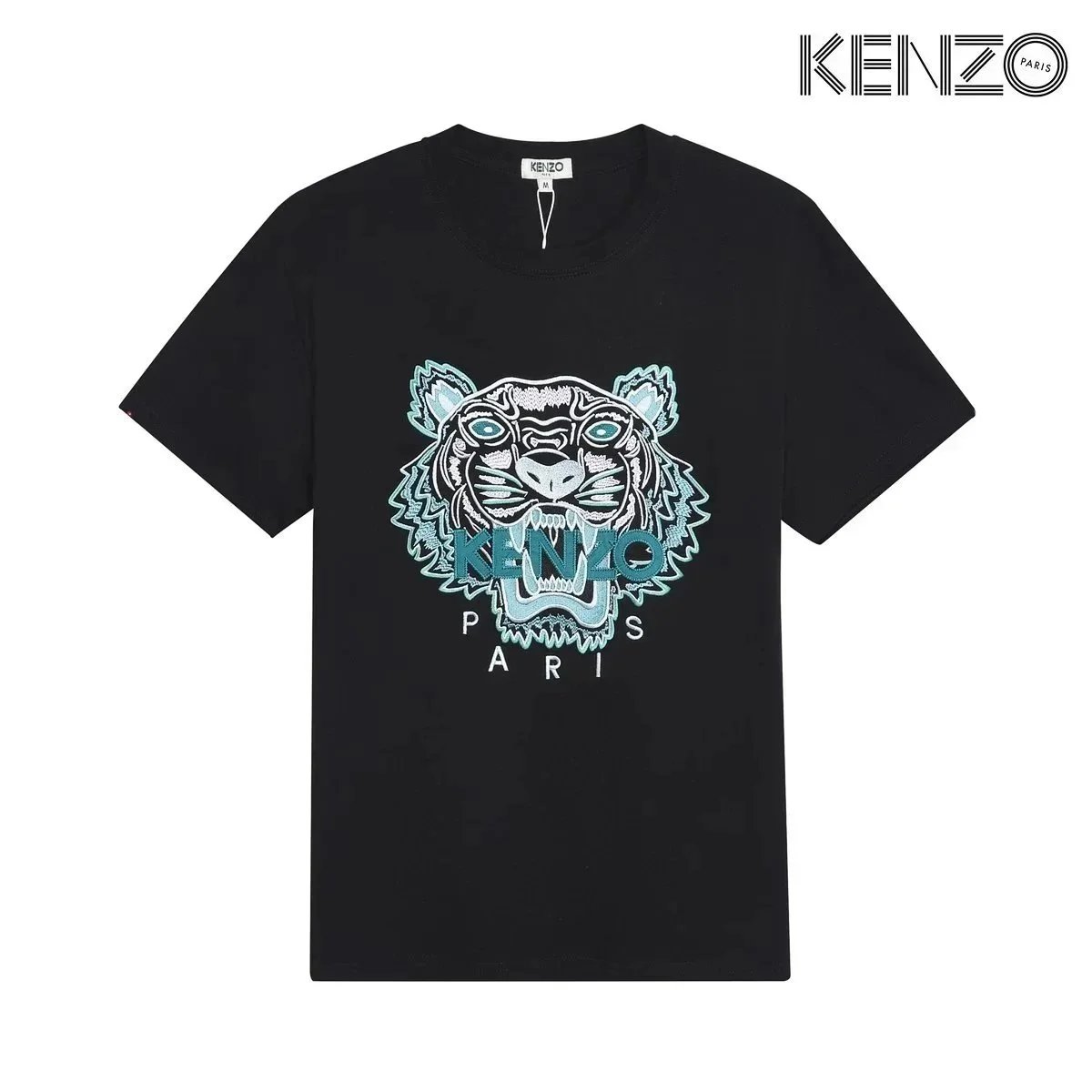 Kenzo T-Shirts Tiger Logo Embroidered Short-Sleeve T-Shirt image 10
