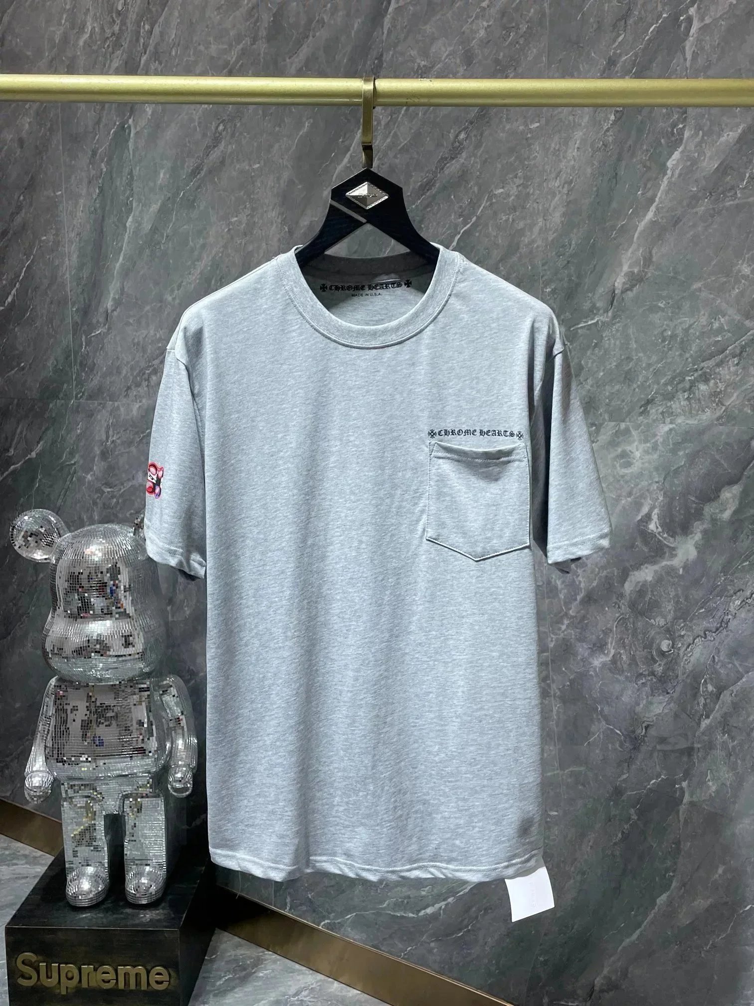 Chrome Hearts T-Shirts Graphic Pocket Short-Sleeve image 11