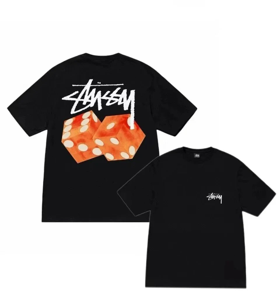 Stüssy T-Shirts Short-Sleeve Logo Graphic — 25