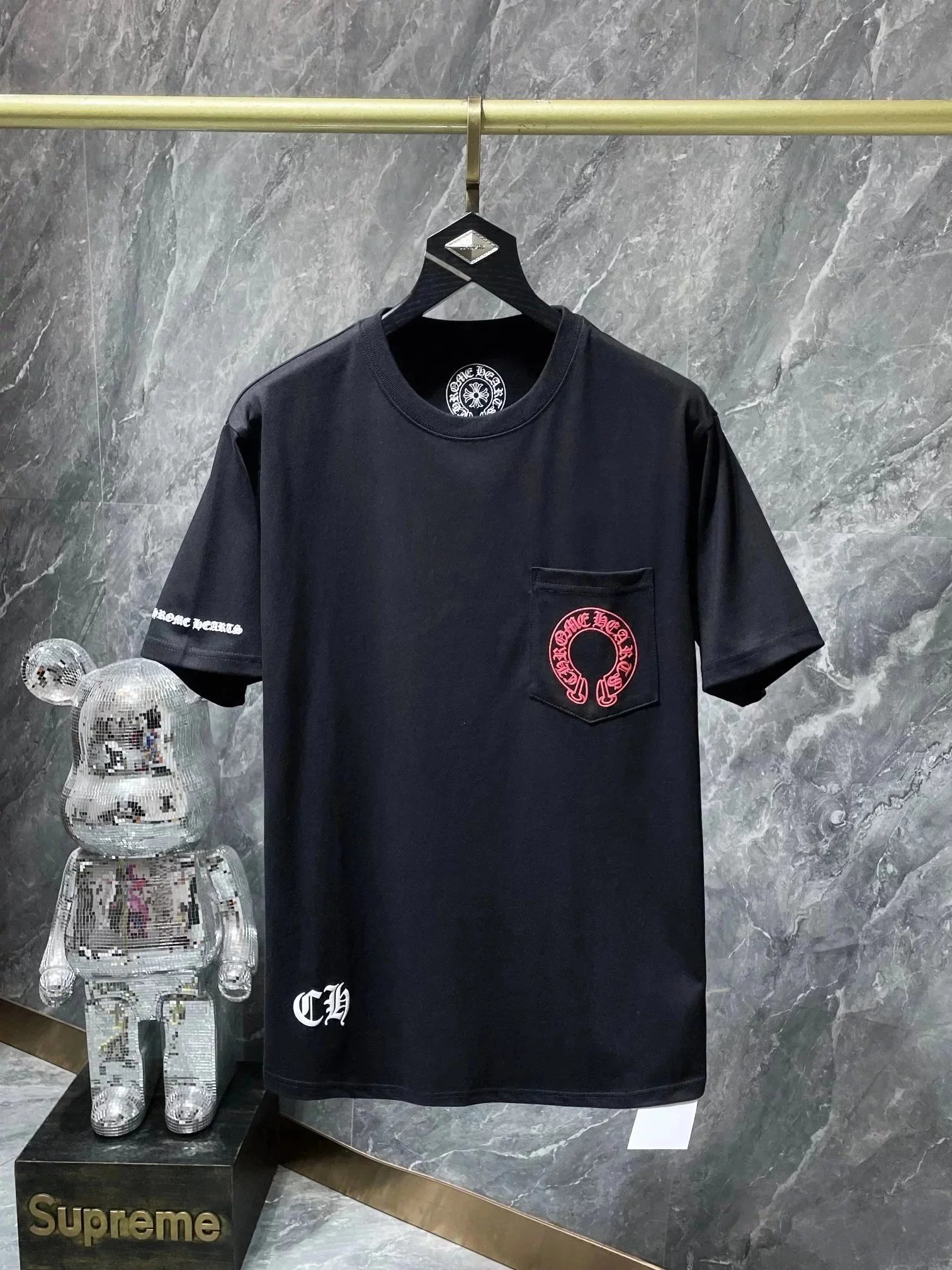 Chrome Hearts T-Shirts Graphic Pocket Short-Sleeve image 14
